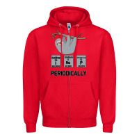 Red Periodically Zipper Hoodie - Bettercallsaul