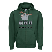 Sports Green Periodically Zipper Hoodie - Bettercallsaul
