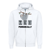 White Periodically Zipper Hoodie - Bettercallsaul