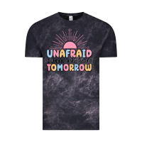 Cloud Black unafraid i know who holds tomorrow Vintage Tee - MaliasSmallBusiness