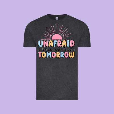 Unafraid I Know Who Holds Tomorrow Vintage Tee Designed By Maliassmallbusiness