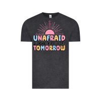 Vintage Black unafraid i know who holds tomorrow Vintage Tee - MaliasSmallBusiness