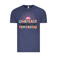 Vintage Denim unafraid i know who holds tomorrow Vintage Tee - MaliasSmallBusiness