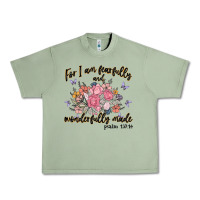 Oil Green for i am fearfully and wonderfully made Urban Heavy Tee - MaliasSmallBusiness