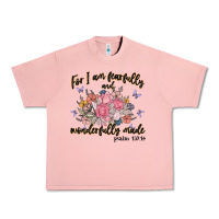 Salmon for i am fearfully and wonderfully made Urban Heavy Tee - MaliasSmallBusiness