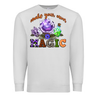 Dove Grey make your own magic Premium Sweatshirt - CowGirlArtShop