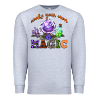 Heather Grey make your own magic Premium Sweatshirt - CowGirlArtShop