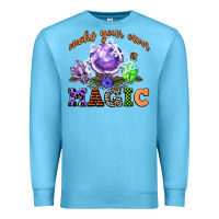 Ocean Blue make your own magic Premium Sweatshirt - CowGirlArtShop
