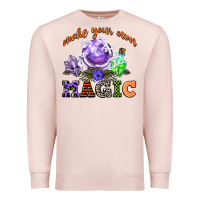 Pale Pink make your own magic Premium Sweatshirt - CowGirlArtShop