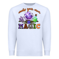 White make your own magic Premium Sweatshirt - CowGirlArtShop