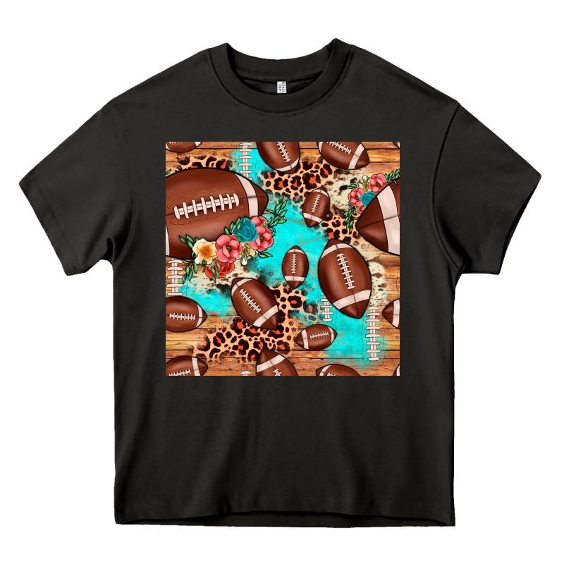Football Leopard Cowhide Seamless Pattern Heavy Core Tee by JahusDesignShop | Teevron