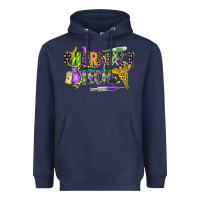 Navy mardi gras pharmacy tech Heavyweight Hoodie - CowGirlArtShop