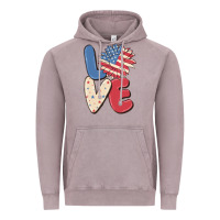 Vintage Zinc love 4th of july Vintage Hoodie - MaliasSmallBusiness