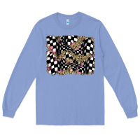 Colony Blue racing leopard backgraund Long Sleeve Tee - JahusDesignShop