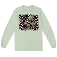 Matcha racing leopard backgraund Long Sleeve Tee - JahusDesignShop