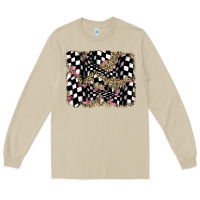 Mushroom racing leopard backgraund Long Sleeve Tee - JahusDesignShop