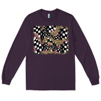 Plum racing leopard backgraund Long Sleeve Tee - JahusDesignShop