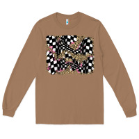 Toasted Coconut racing leopard backgraund Long Sleeve Tee - JahusDesignShop