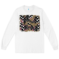 White racing leopard backgraund Long Sleeve Tee - JahusDesignShop
