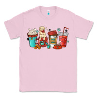 Bubblegum Pink dog mama golden retriever Classic Tee - MaliasSmallBusiness