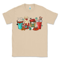 Mushroom dog mama golden retriever Classic Tee - MaliasSmallBusiness