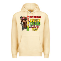 Pina Colada juneteenth breaking every chain since 1865 woman f Premium Hoodie - CowGirlArtShop