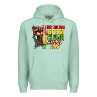 Seafoam juneteenth breaking every chain since 1865 woman f Premium Hoodie - CowGirlArtShop