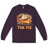 Plum Just Here For The Pie Long Sleeve Tee - MaliasSmallBusiness
