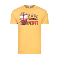 Vintage Mustard v is for valentine venti Vintage Tee - MaliasSmallBusiness