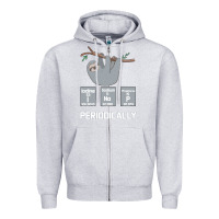 Heather Grey Periodically Zipper Hoodie - Bettercallsaul