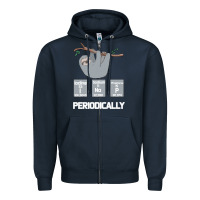 Navy Periodically Zipper Hoodie - Bettercallsaul