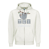 Oatmeal Heather Periodically Zipper Hoodie - Bettercallsaul