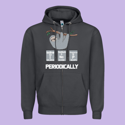 Periodically Zipper Hoodie Designed By Bettercallsaul
