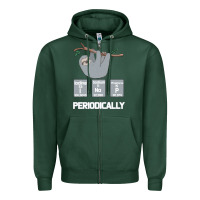 Sports Green Periodically Zipper Hoodie - Bettercallsaul