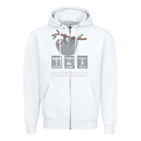 White Periodically Zipper Hoodie - Bettercallsaul