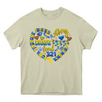Mossy down syndrome awareness heart Heavy Core Tee - Artiststas