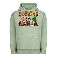 Pigment Oil Green cookies for santa Urban Hoodie - FaDigitalArtStudio