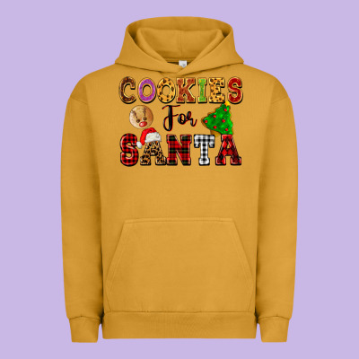 Cookies For Santa Urban Hoodie Designed By Fadigitalartstudio