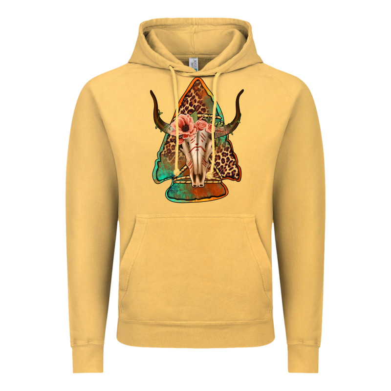 Bullskull Arrowhead Vintage Hoodie by Jasminsmagicworld | Teevron