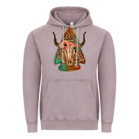 Vintage Zinc bullskull arrowhead Vintage Hoodie - Jasminsmagicworld