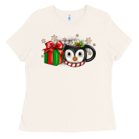 Bone Christmas penguin coffee Ladies Tee - JahusDesignShop