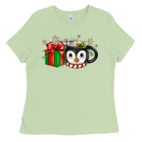 Matcha Christmas penguin coffee Ladies Tee - JahusDesignShop