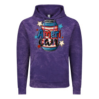 Cloud Purple American can cooler Vintage Hoodie - MaliasSmallBusiness
