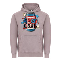 Vintage Zinc American can cooler Vintage Hoodie - MaliasSmallBusiness