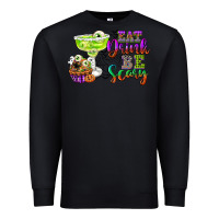 Black eat drink and be scary Premium Sweatshirt - CowGirlArtShop