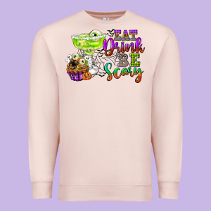 Eat Drink And Be Scary Premium Sweatshirt Designed By Cowgirlartshop