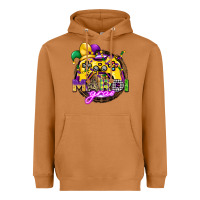 Meerkat mardi gras gamer Heavyweight Hoodie - CowGirlArtShop