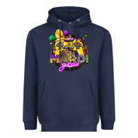 Navy mardi gras gamer Heavyweight Hoodie - CowGirlArtShop