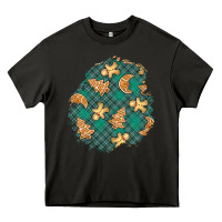 Asphalt christmas gingerbread cookies patch Heavy Core Tee - BundleAndBundleShop