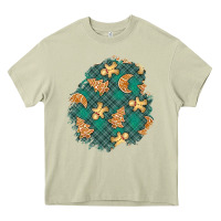 Mossy christmas gingerbread cookies patch Heavy Core Tee - BundleAndBundleShop